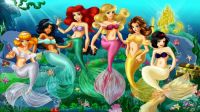Disney mermaid princesses