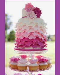 Pictures68~Ruffled cake