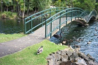 Western springs bridge, Auckland, NZ, pic taken March 2003