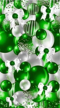 Green & White