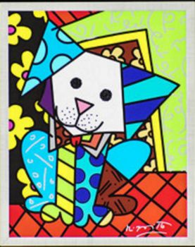Solve Coco by Romero Britto jigsaw puzzle online with 12 pieces