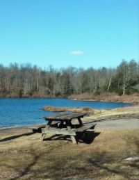 A lonely picnic table - waiting for Spring