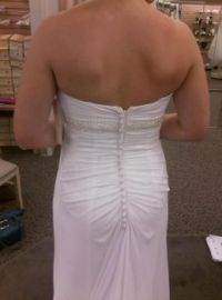 Back of my wedding dress!