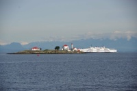 Entrance Island Lighthouse and BC Ferry