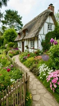 House and garden