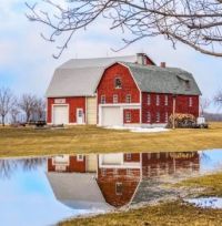Reflecting Red Barn(s)...