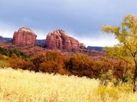 Autumn colors in Red Rock State Park, Arizona
