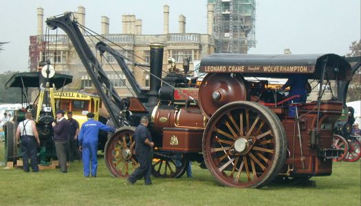 Steam crane at Bedfordshire Steam Rally, UK!!