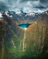 Lake Quill, Milford Sound, New Zealand