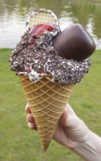 Summertime treats Ice Cream Cone