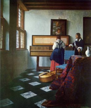 Music lesson by Vermeer