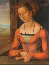 Portrait of a Young Woman with Braided Hair, Albrecht Dürer, 1497