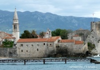 MONTENEGRO – Budva – View of the Old Medieval Town
