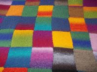 The Knitted Patchwork Blanket Saga