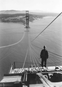 Construction, it looks like the Golden Gate