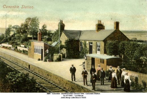Shires and Such: Canonbie Station, Dumfriesshire