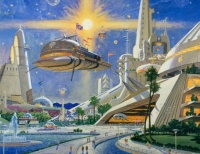 Metropolis 2050 #3, Robert McCall
