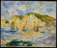 Sea and Cliffs by Auguste Renior
