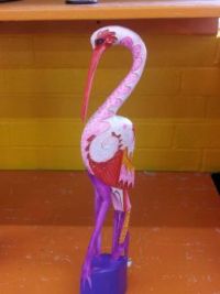 Glass Flamingo