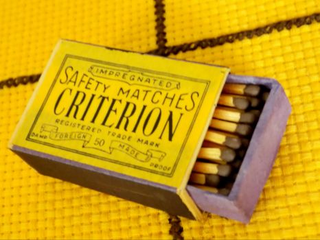 Criterion - safety matches