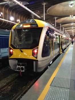 Auckland's new commuter trains.