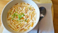 Sýrová polévka s celestýnskými nudlemi - Cheese soup with celestine noodles