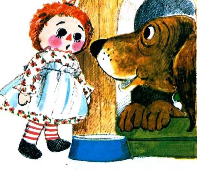 Homes Dog House Little Golden Book Raggedy Ann and the Cookie Snatcher