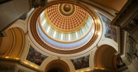 Inside Ok City Capitol Dome