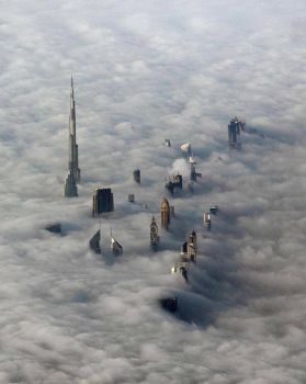 Dubai over the clouds :-)