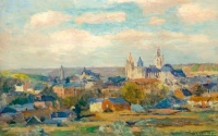 Albert Lebourg (French, 1849–1928), Vue de village
