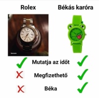 Rolex vs Froggy watch 🤣🤣🤣This is my opinion too, I have Giraffe watch and Bunny watch too 😁😎