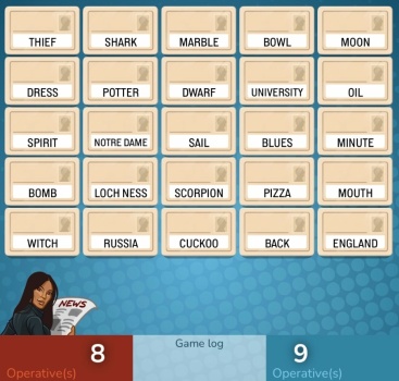 Solve Codenames jigsaw puzzle online with 100 pieces