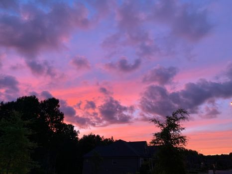 Atlanta evening sky