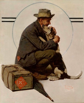 Solve Norman Rockwell jigsaw puzzle online with 99 pieces