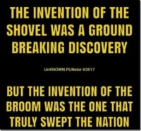 The invention of the shovel
