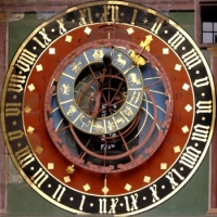 Astronomical clock at the Zytglogge tower in Berne, Switzerland.