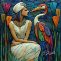 🌾 Echoes of the Nile, Whispers of the Heron 🕊️💫