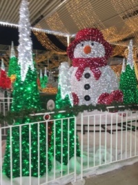 Snowman at Milton Keynes shopping centre