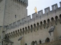 Virginia Mary atop Palace de Pape, Avignon, France