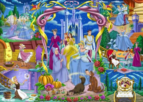 Solve Cinderella jigsaw puzzle online with 280 pieces