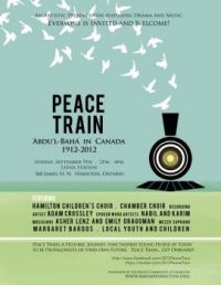 100 years ago, 'Abdu'l Baha came to Canada to spread peace