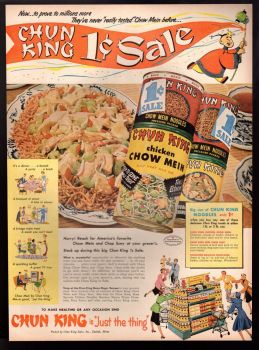 It Came from the 50s: 1953 ChunKing Sale Ad