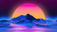synthetic sunset