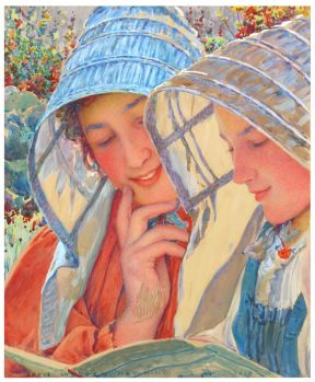 Louis Welden Hawkins (French, 1849–1910), Les Liseuses (The Readers)  (1898)