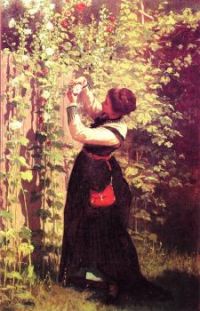 Catching a Bee by Eastman Johnson