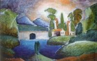 Landscape with Towers