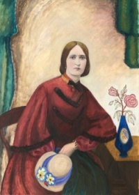 Gabriele Münter (German, 1877–1962), Portrait Mimmi Sundbeck (1916)