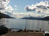 Looking down Loch Ness from Dores.