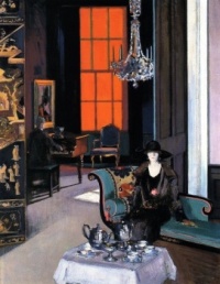Francis Campbell Boileau Cadell - Interior, The Orange Blind