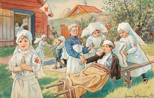 "Röda Korset" (The Red Cross) By Artist Jenny Nyström